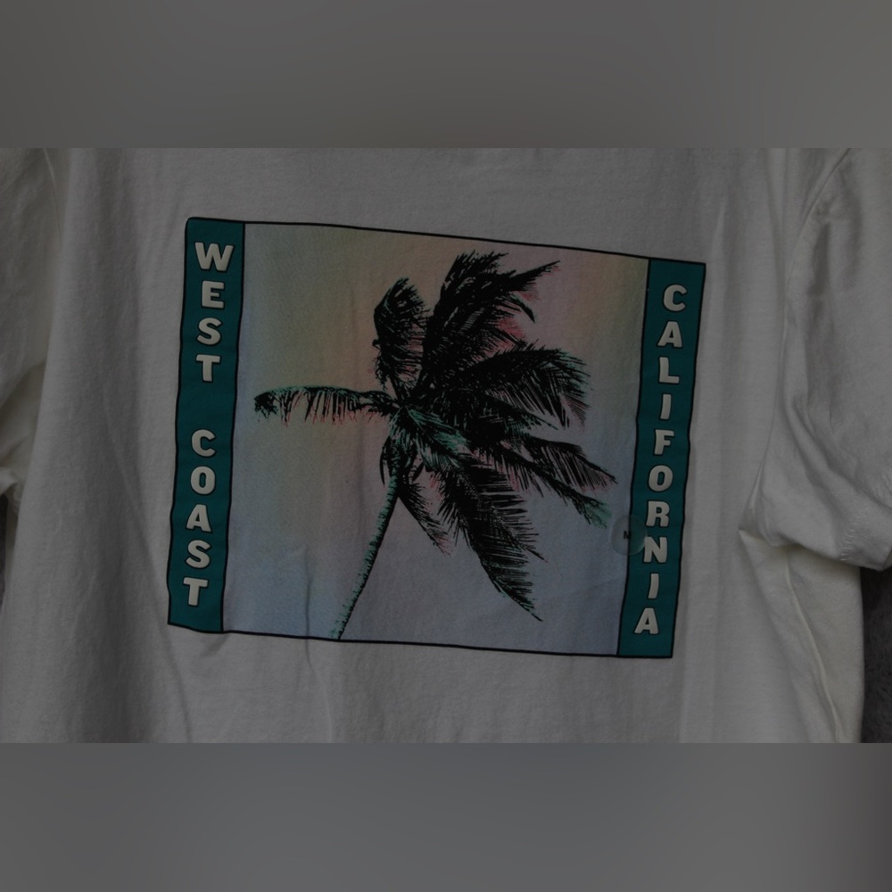 Free State Men’s White T-Shirt 'West Coast California' Logo (Medium)